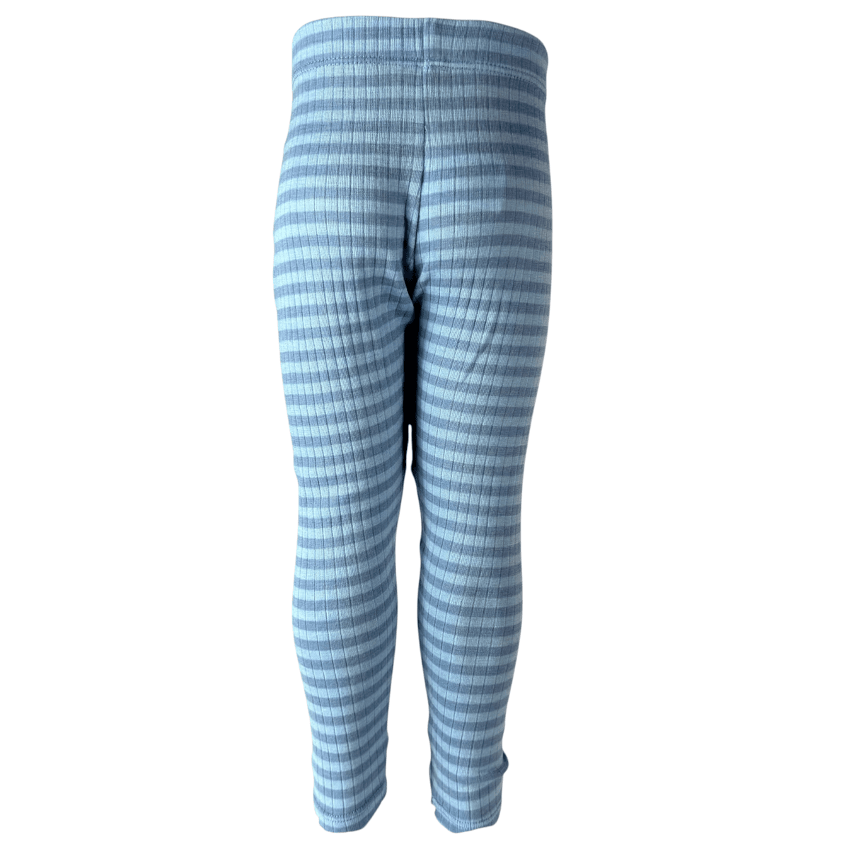 Ribbestrikket ullbukse  | Aqua stripe